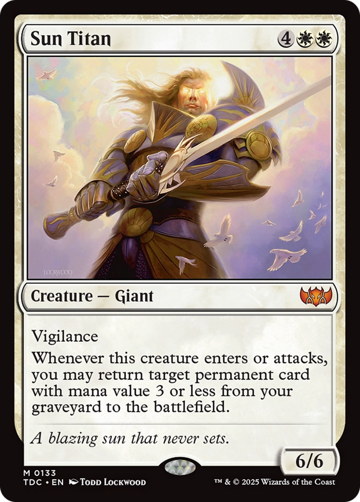 Magic: The Gathering - Sun Titan - Tarkir: Dragonstorm Commander