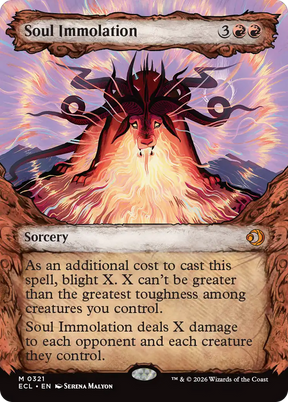 Magic: The Gathering - Soul Immolation Foil - Lorwyn Eclipsed