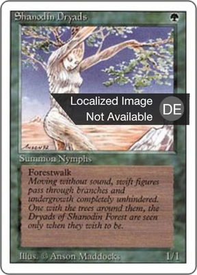 Magic: The Gathering - Dryaden aus dem Shanodin - Revised Edition