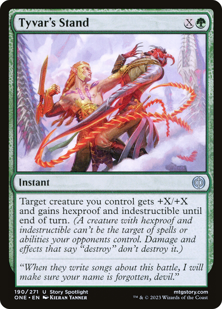 Magic: The Gathering - Tyvar's Stand Foil - Phyrexia: All Will Be One