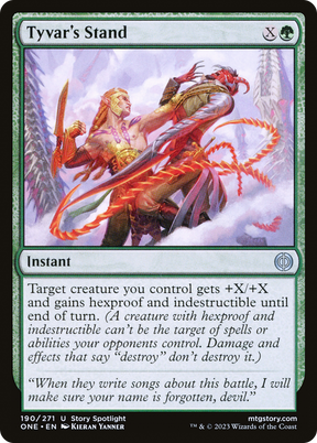 Magic: The Gathering - Tyvar's Stand Foil - Phyrexia: All Will Be One