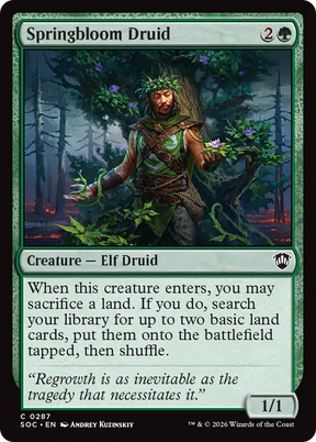 Magic: The Gathering - Springbloom Druid - Secrets of Strixhaven Commander