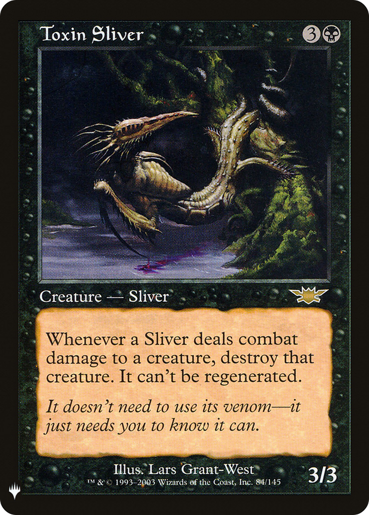 Magic: The Gathering - Toxin Sliver - The List