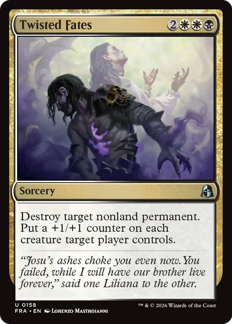 Magic: The Gathering - Twisted Fates Foil - Reality Fracture