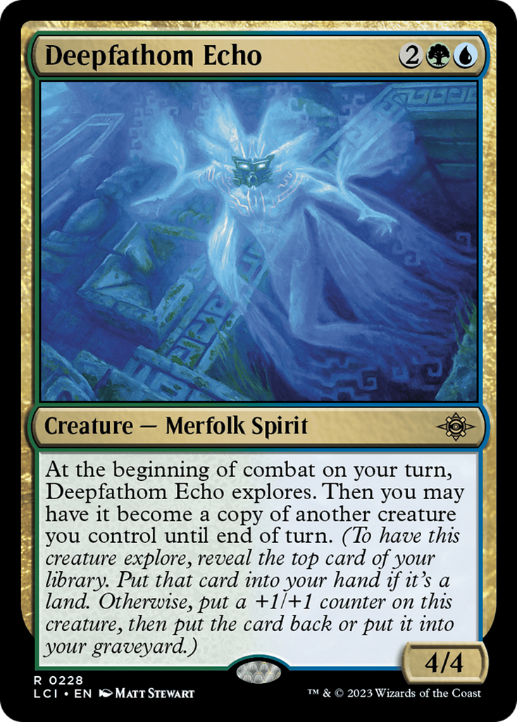 Magic: The Gathering - Deepfathom Echo Foil - The Lost Caverns of Ixalan