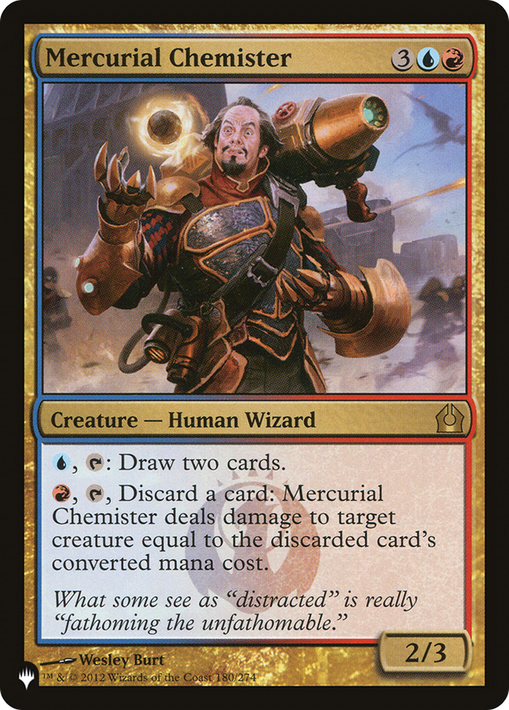 Magic: The Gathering - Mercurial Chemister - The List