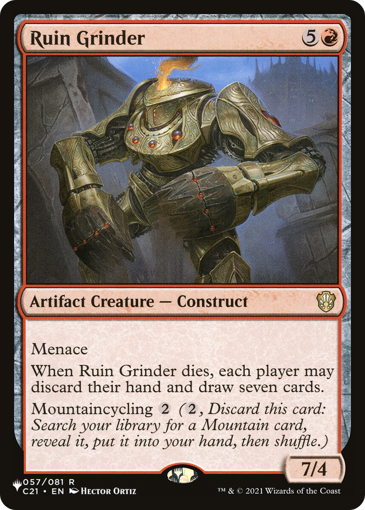 Magic: The Gathering - Ruin Grinder - The List