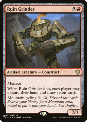 Magic: The Gathering - Ruin Grinder - The List