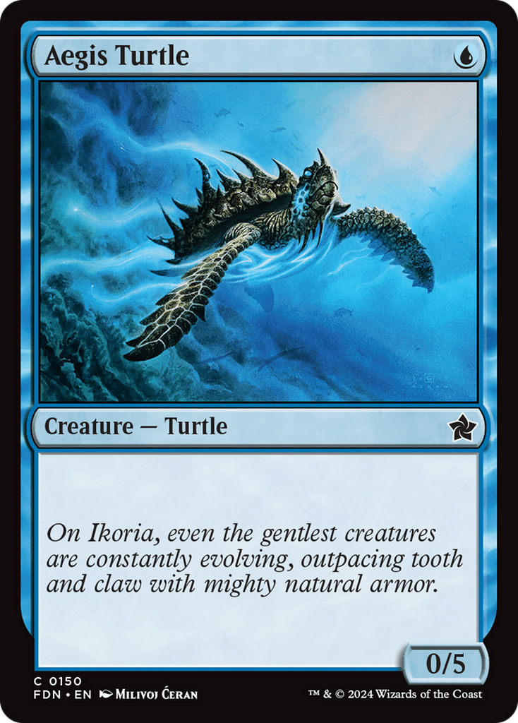 Magic: The Gathering - Aegis Turtle - Foundations