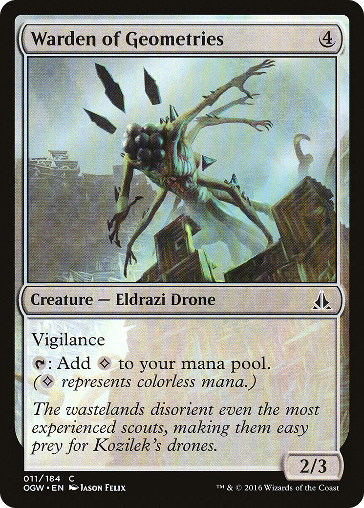 Magic: The Gathering - Warden of Geometries Foil - Oath of the Gatewatch