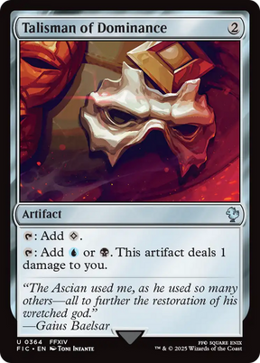 Magic: The Gathering - Talisman of Dominance - Final Fantasy Commander