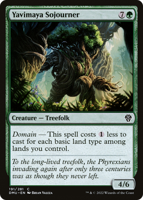 Magic: The Gathering - Yavimaya Sojourner Foil - Dominaria United
