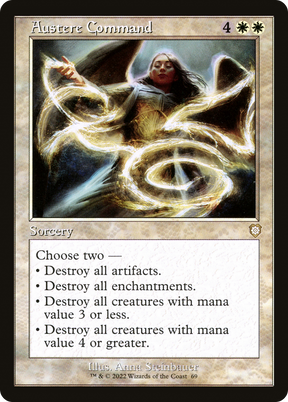 Magic: The Gathering - Austere Command - The Brothers' War Commander