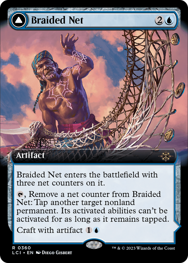 Magic: The Gathering - Braided Net // Braided Quipu Foil - The Lost Caverns of Ixalan