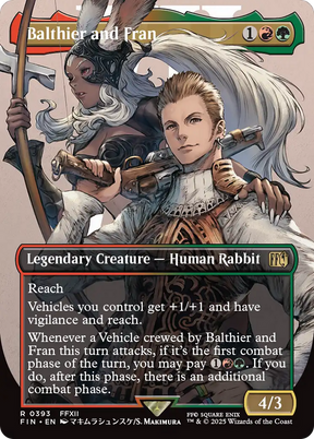 Magic: The Gathering - Balthier and Fran Foil - Final Fantasy