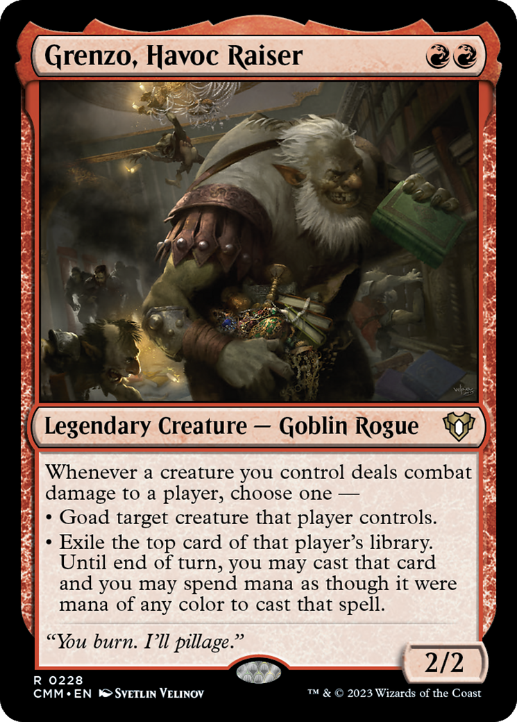Magic: The Gathering - Grenzo, Havoc Raiser Foil - Commander Masters