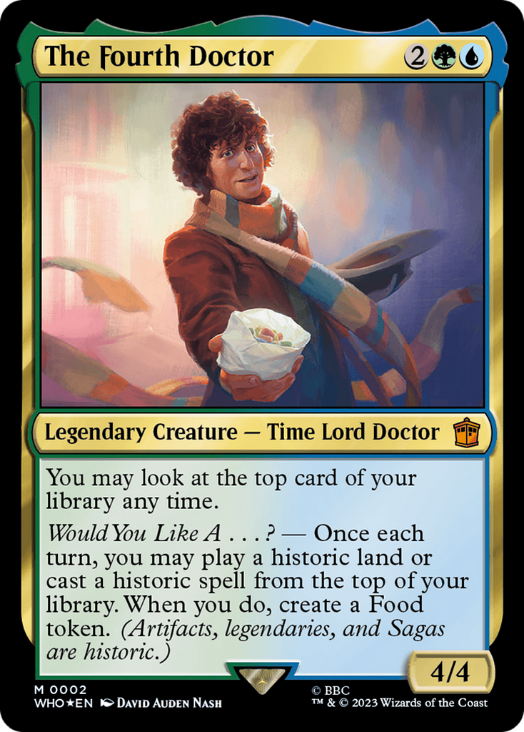 Magic: The Gathering - The Fourth Doctor Foil - Doctor Who