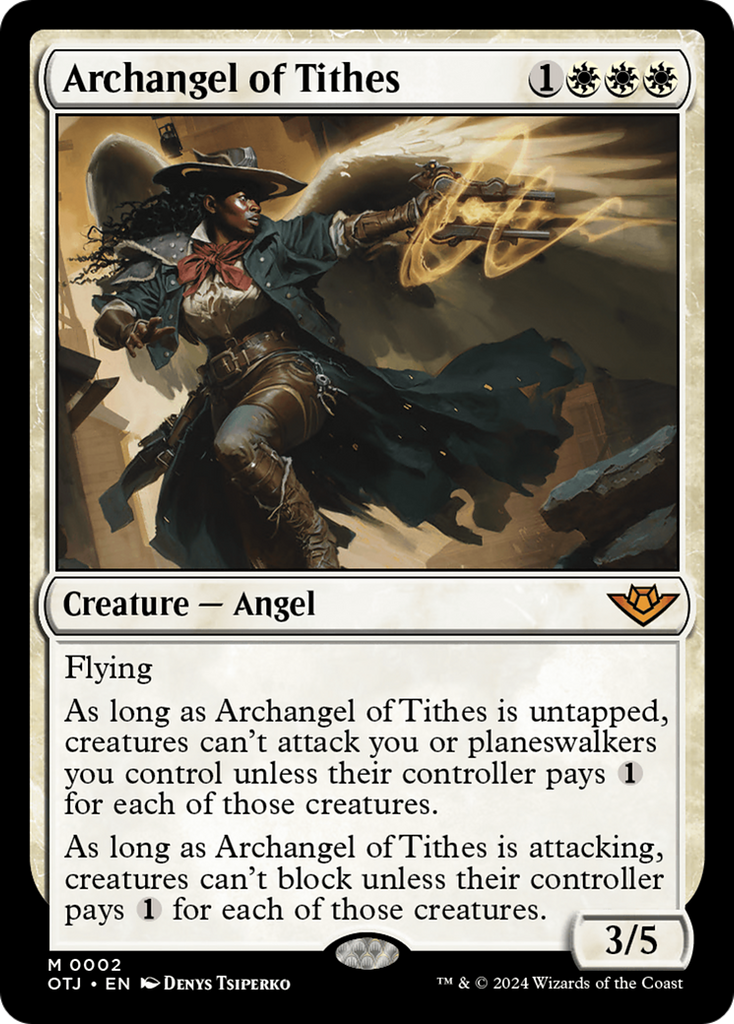 Magic: The Gathering - Archangel of Tithes - Outlaws of Thunder Junction