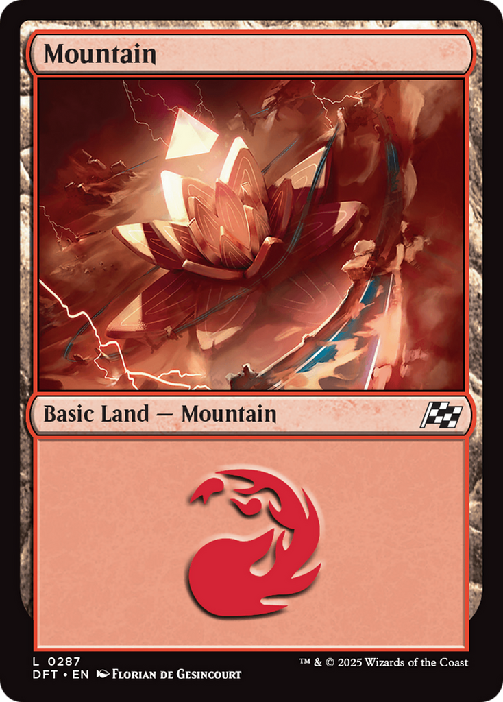 Magic: The Gathering - Mountain - Aetherdrift