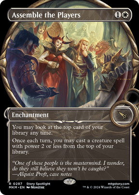 Magic: The Gathering - Assemble the Players Foil - Murders at Karlov Manor