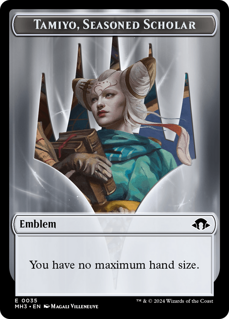 Magic: The Gathering - Tamiyo, Seasoned Scholar - Modern Horizons 3 Tokens