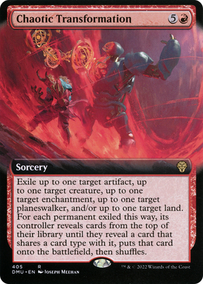 Magic: The Gathering - Chaotic Transformation Foil - Dominaria United
