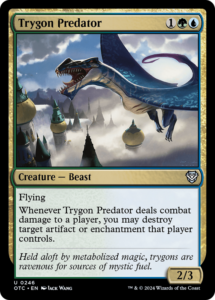 Magic: The Gathering - Trygon Predator - Outlaws of Thunder Junction Commander