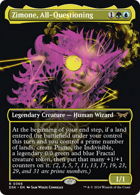 Magic: The Gathering - Zimone, All-Questioning Foil - Duskmourn: House of Horror