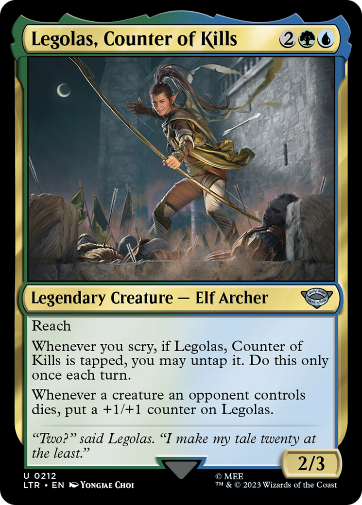 Magic: The Gathering - Legolas, Counter of Kills - The Lord of the Rings: Tales of Middle-earth