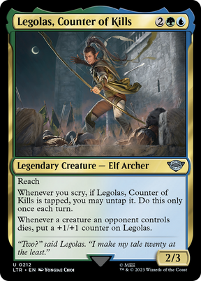 Magic: The Gathering - Legolas, Counter of Kills Foil - The Lord of the Rings: Tales of Middle-earth