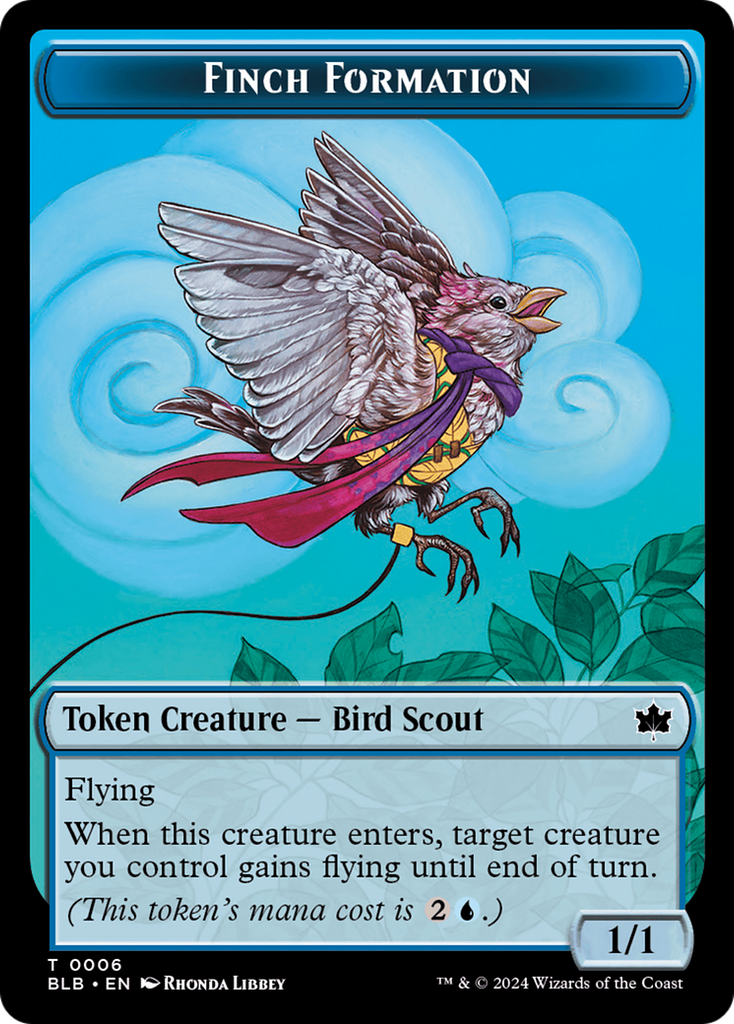 Magic: The Gathering - Finch Formation Token - Bloomburrow Tokens