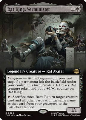 Magic: The Gathering - Rat King, Verminister Foil - Teenage Mutant Ninja Turtles