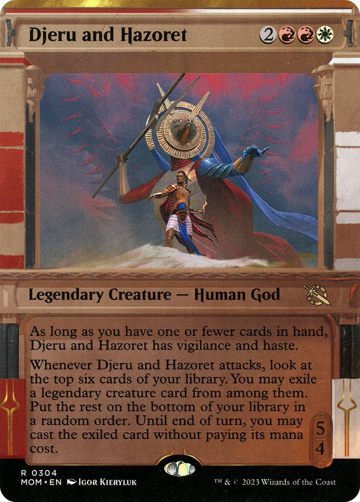 Magic: The Gathering - Djeru and Hazoret Foil - March of the Machine