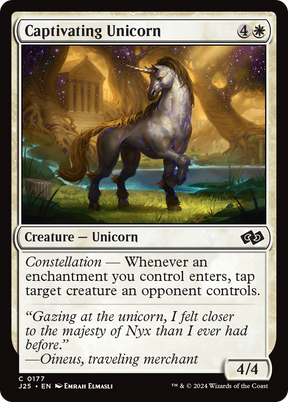 Magic: The Gathering - Captivating Unicorn - Foundations Jumpstart
