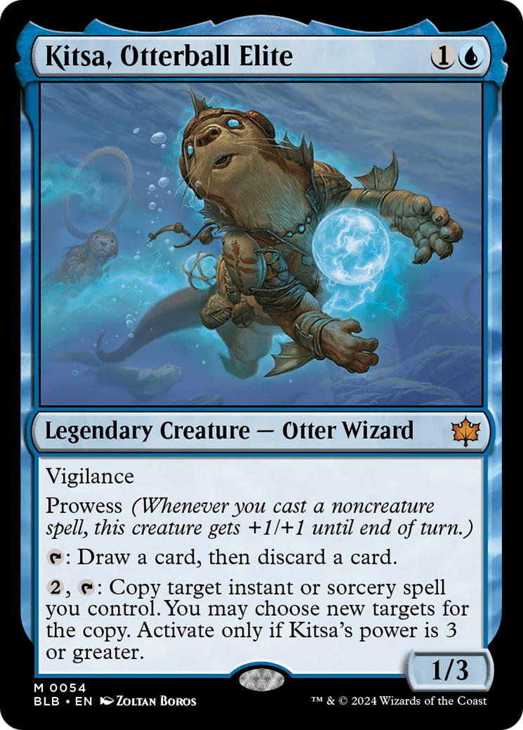 Magic: The Gathering - Kitsa, Otterball Elite Foil - Bloomburrow
