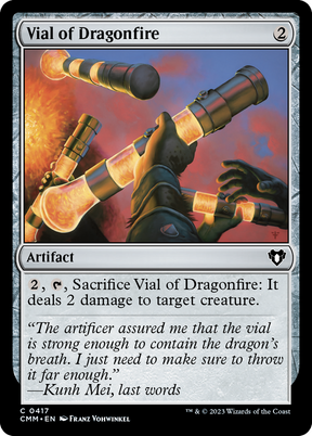 Magic: The Gathering - Vial of Dragonfire - Commander Masters