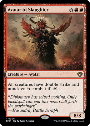 Magic: The Gathering - Avatar of Slaughter Foil - Commander Masters