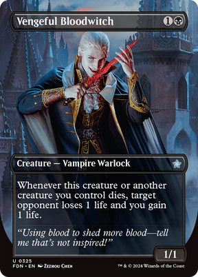 Magic: The Gathering - Vengeful Bloodwitch Foil - Foundations