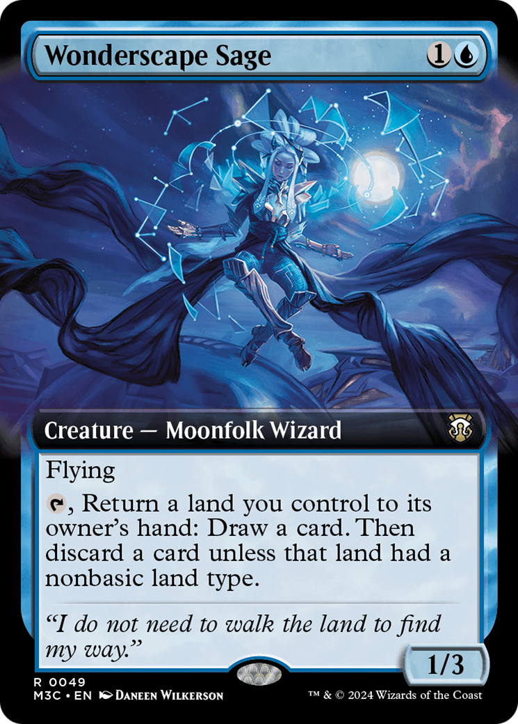 Magic: The Gathering - Wonderscape Sage - Modern Horizons 3 Commander