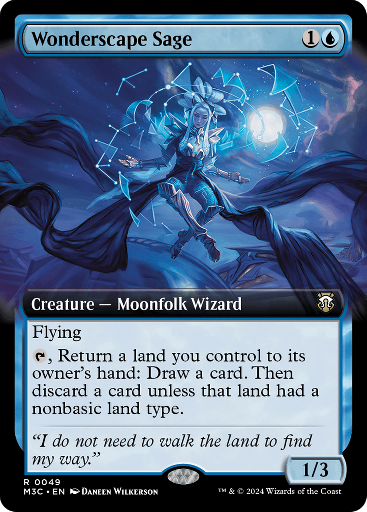 Magic: The Gathering - Wonderscape Sage - Modern Horizons 3 Commander