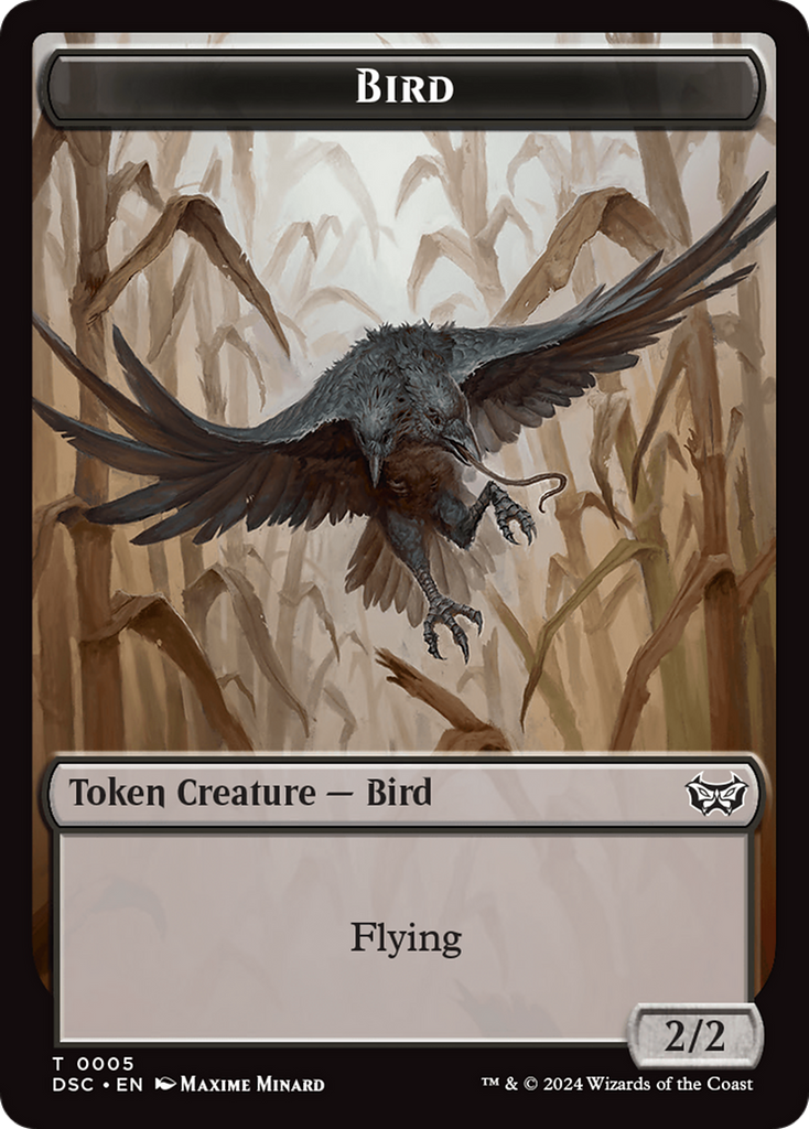 Magic: The Gathering - Bird Token - Duskmourn Commander Tokens