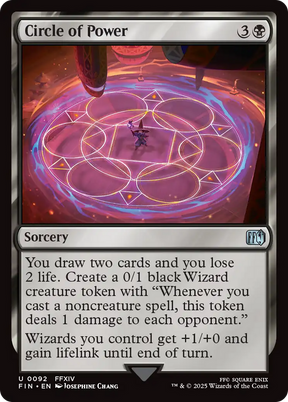 Magic: The Gathering - Circle of Power Foil - Final Fantasy