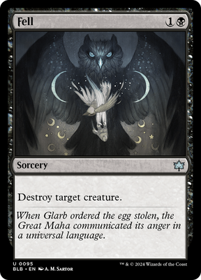 Magic: The Gathering - Fell Foil - Bloomburrow