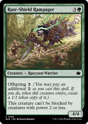 Magic: The Gathering - Rust-Shield Rampager Foil - Bloomburrow