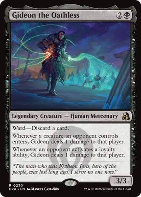 Magic: The Gathering - Gideon the Oathless - Reality Fracture