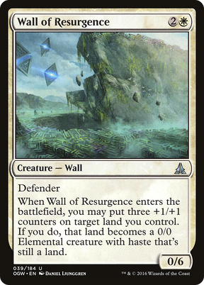 Magic: The Gathering - Wall of Resurgence Foil - Oath of the Gatewatch