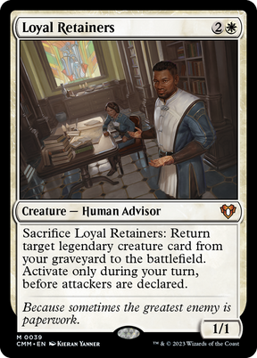 Magic: The Gathering - Loyal Retainers - Commander Masters