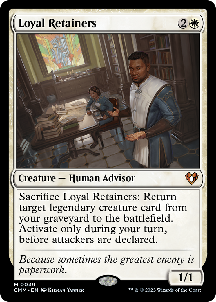 Magic: The Gathering - Loyal Retainers Foil - Commander Masters