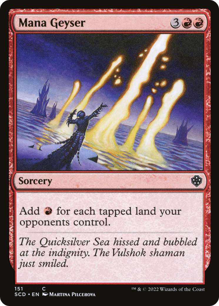 Magic: The Gathering - Mana Geyser - Starter Commander Decks