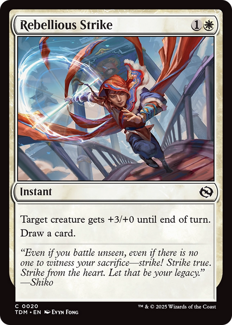 Magic: The Gathering - Rebellious Strike - Tarkir: Dragonstorm